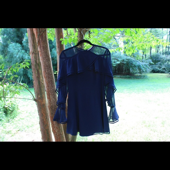 NWT Keepsake Night Lights Skater Dress in Blue - Picture 8 of 9